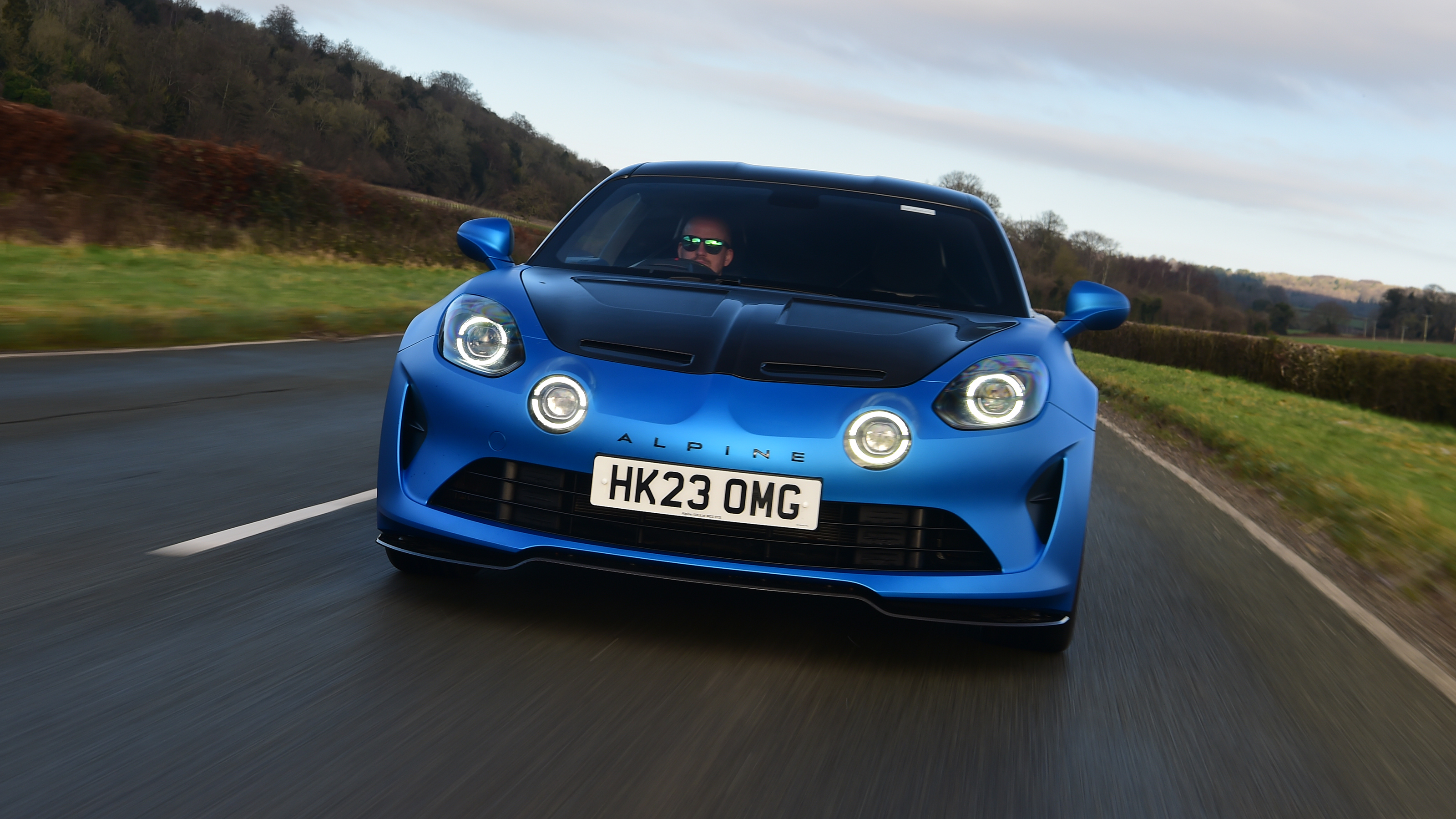 Alpine A110 R - front action