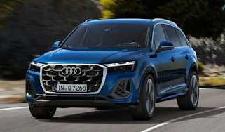 Audi Q7 facelift - front action
