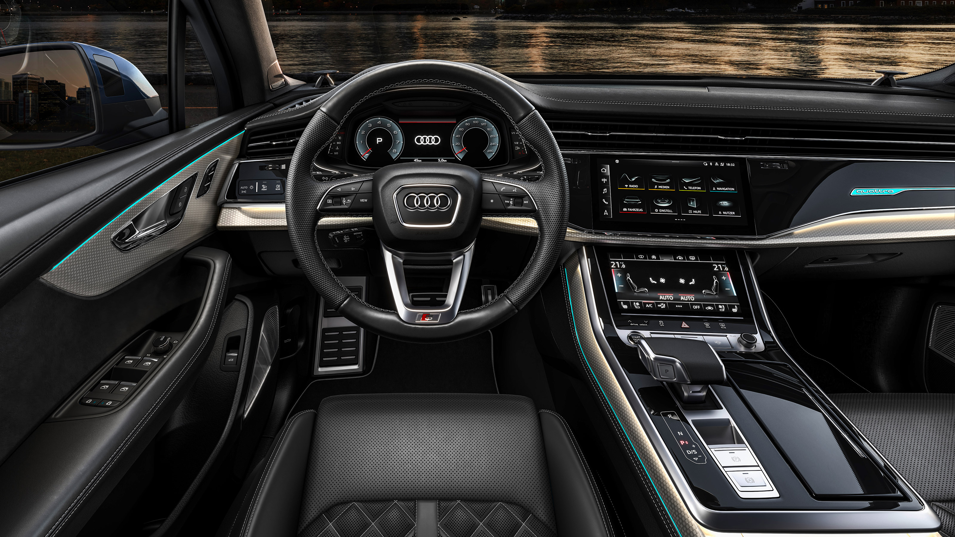 Audi Q7 facelift - cabin