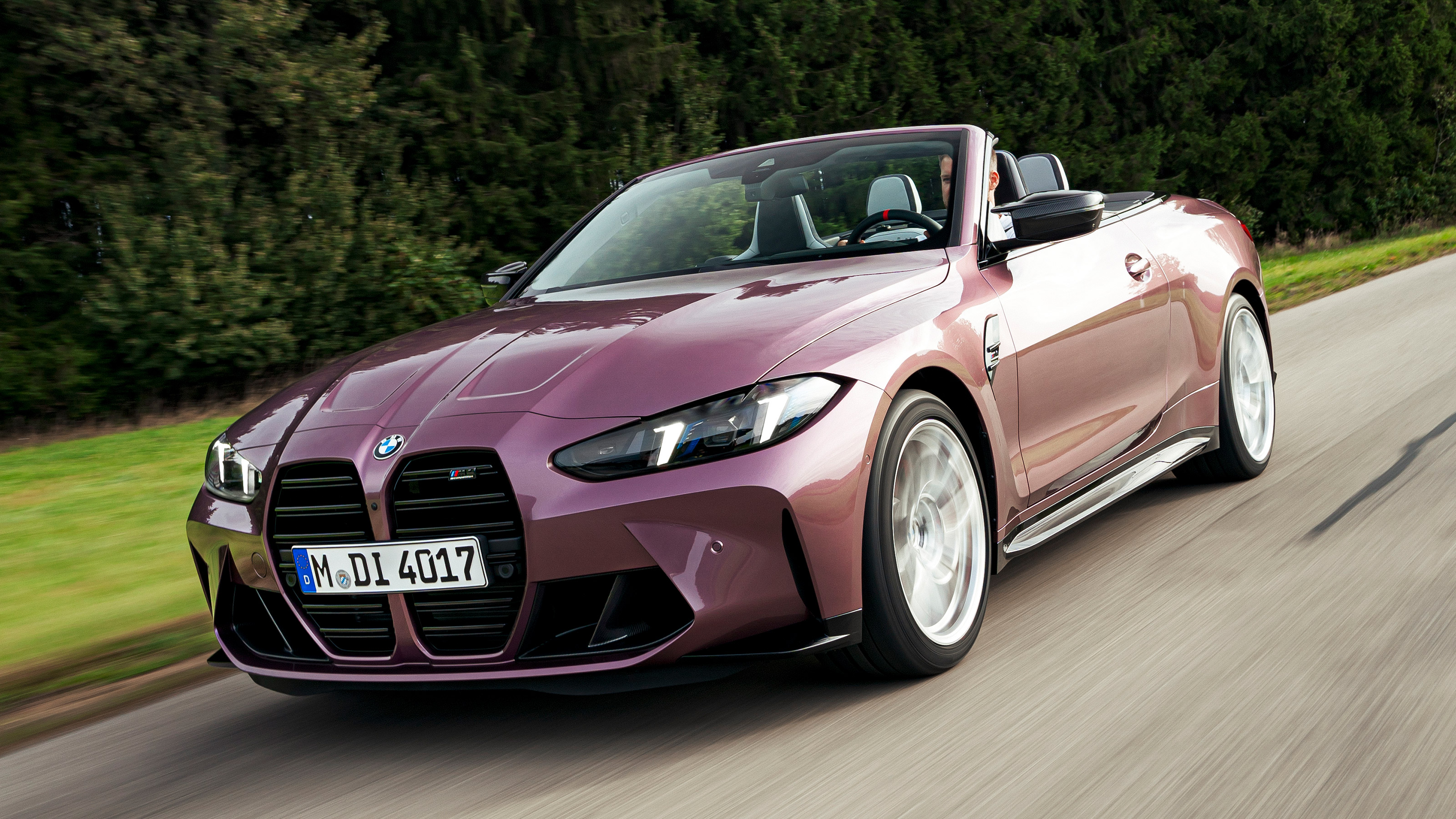 BMW M4 Convertible facelift - front tracking