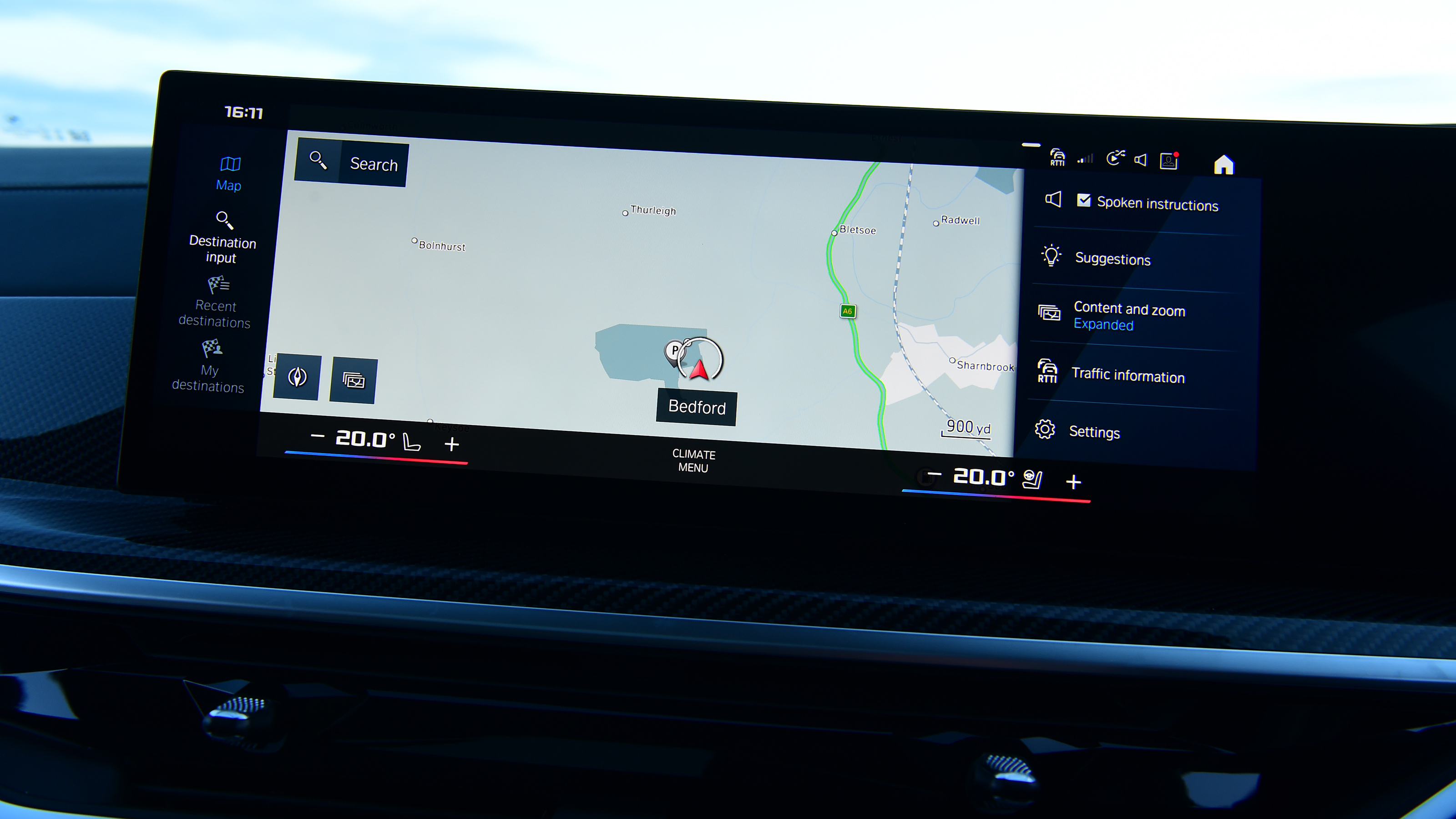 BMW X6 M Competition - infotainment 