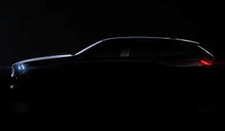 BMW i5 Touring teaser - side