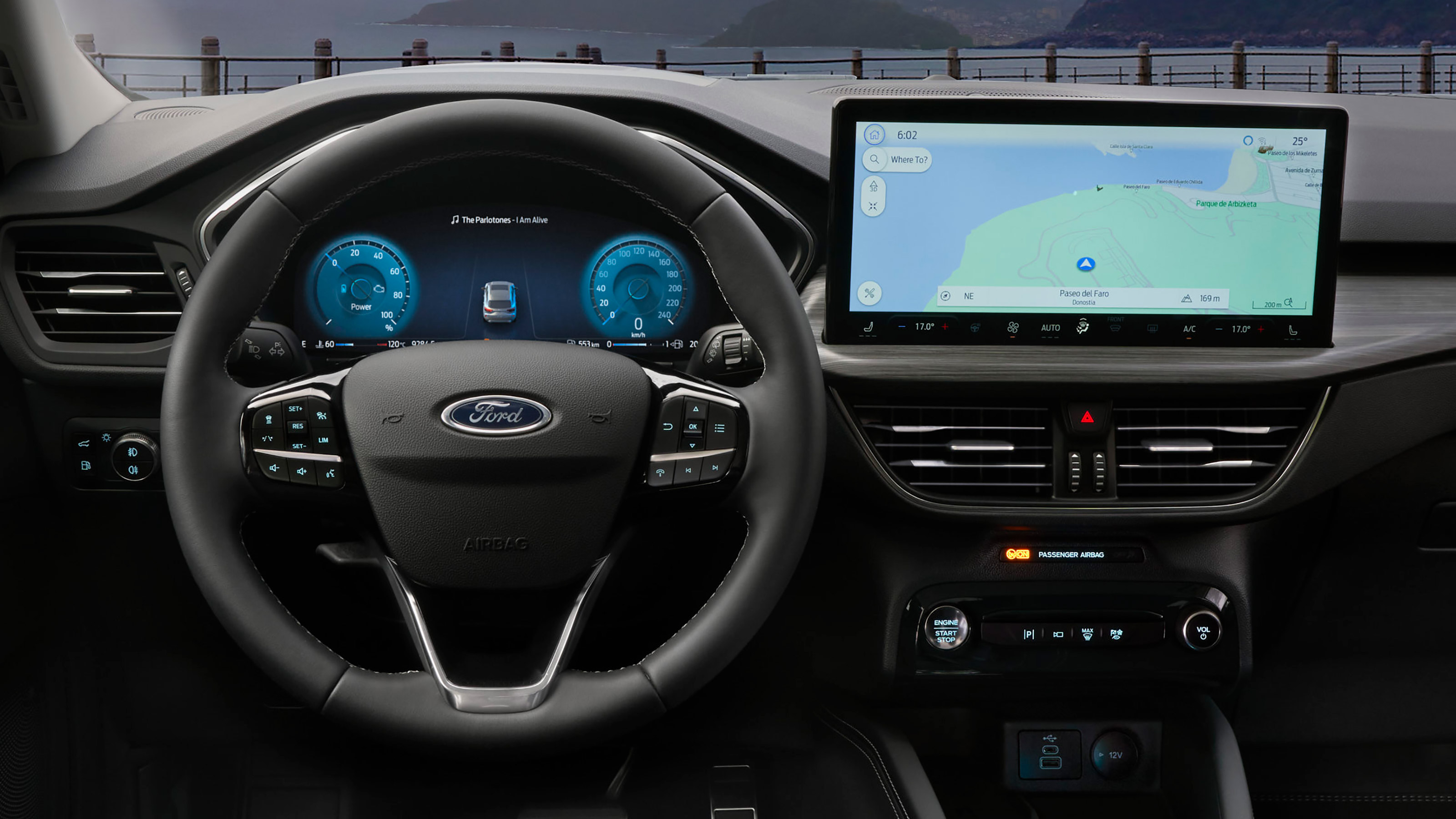 Ford Kuga facelift - cabin