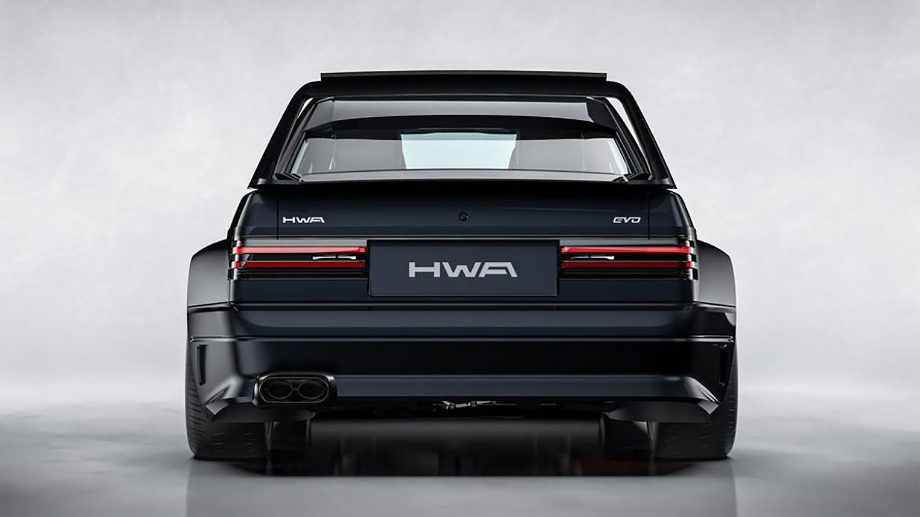 Mercedes 190E - rear