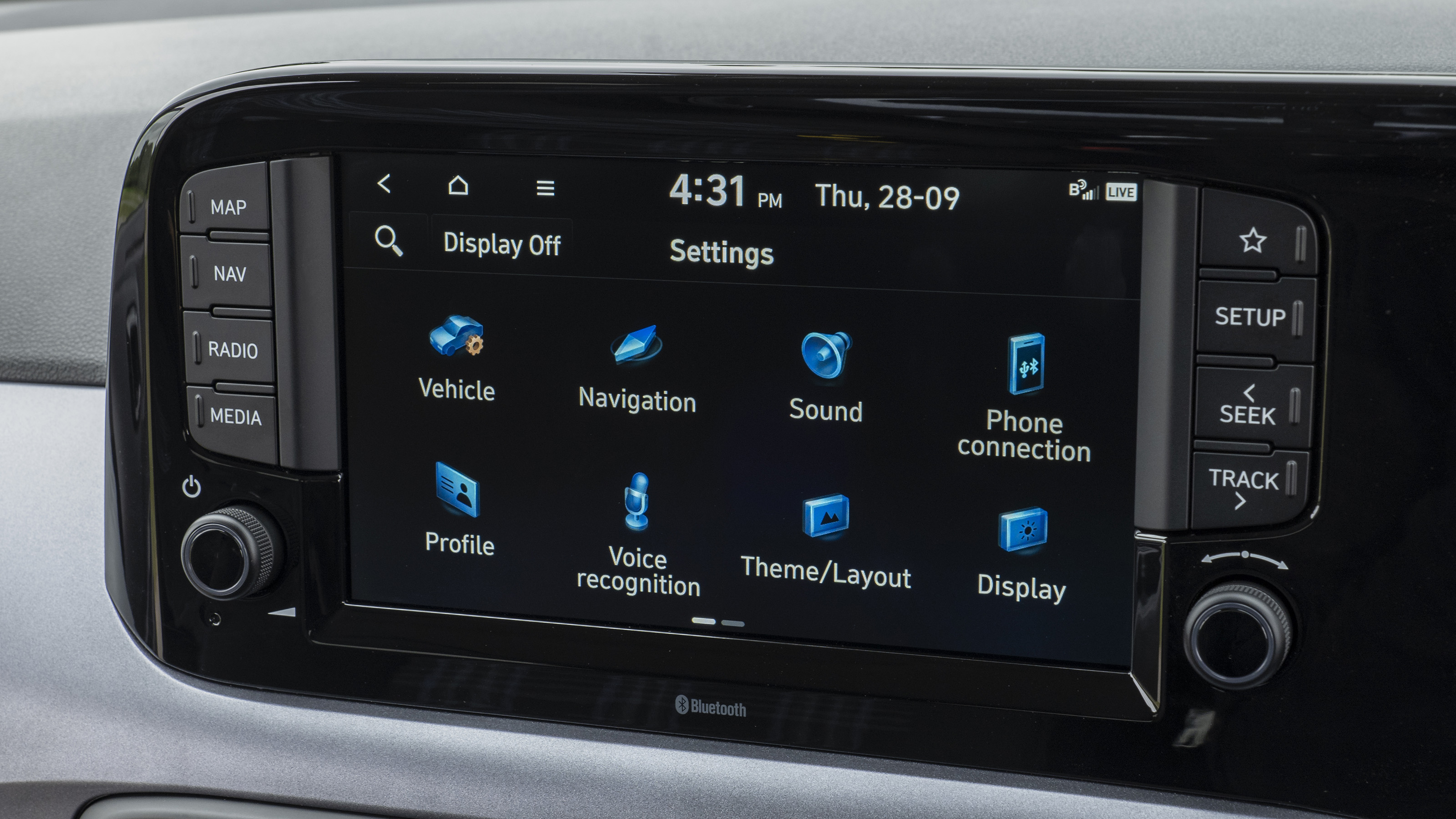 Hyundai i10 - touchscreen