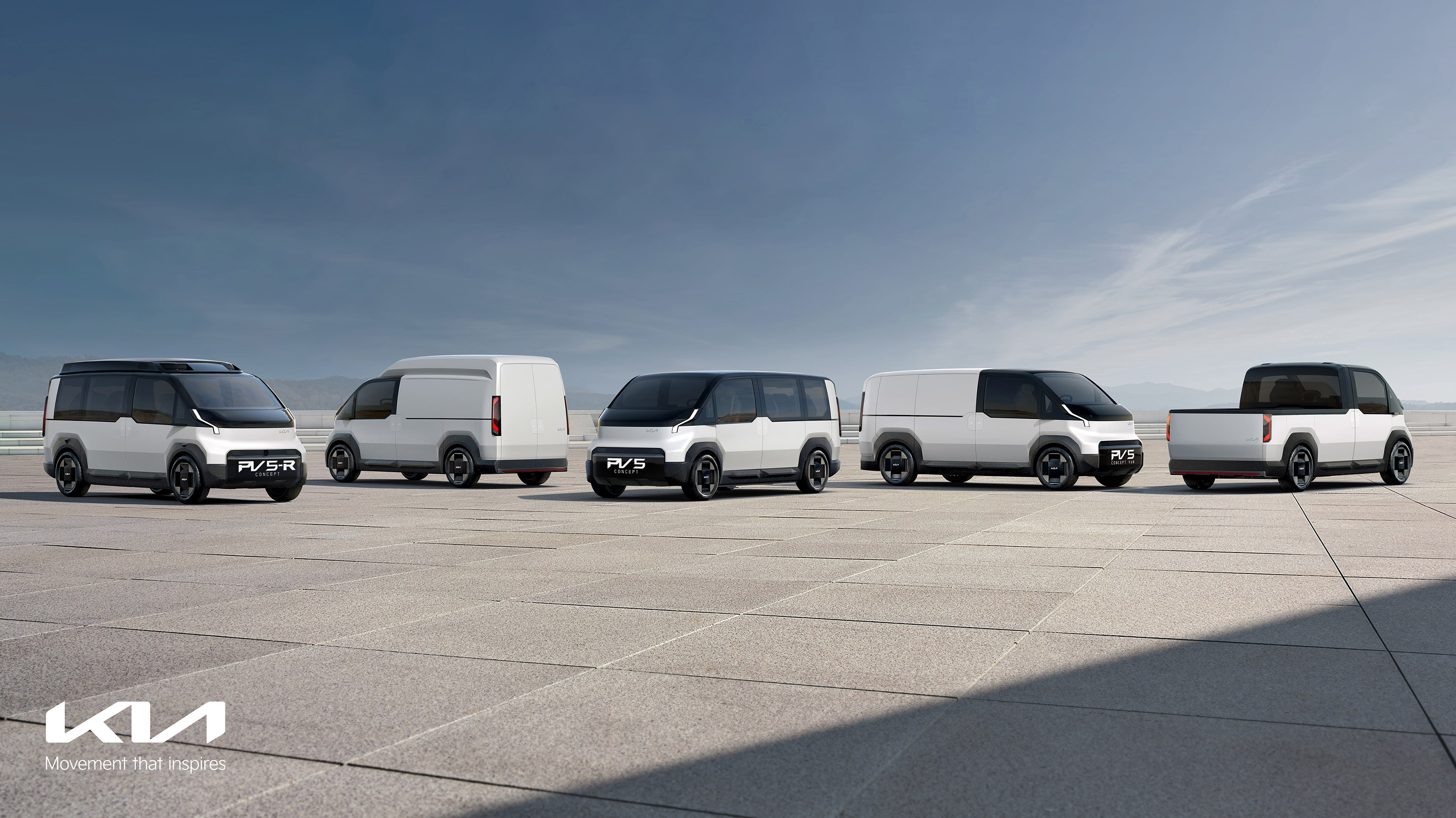 Kia PV5 - line-up
