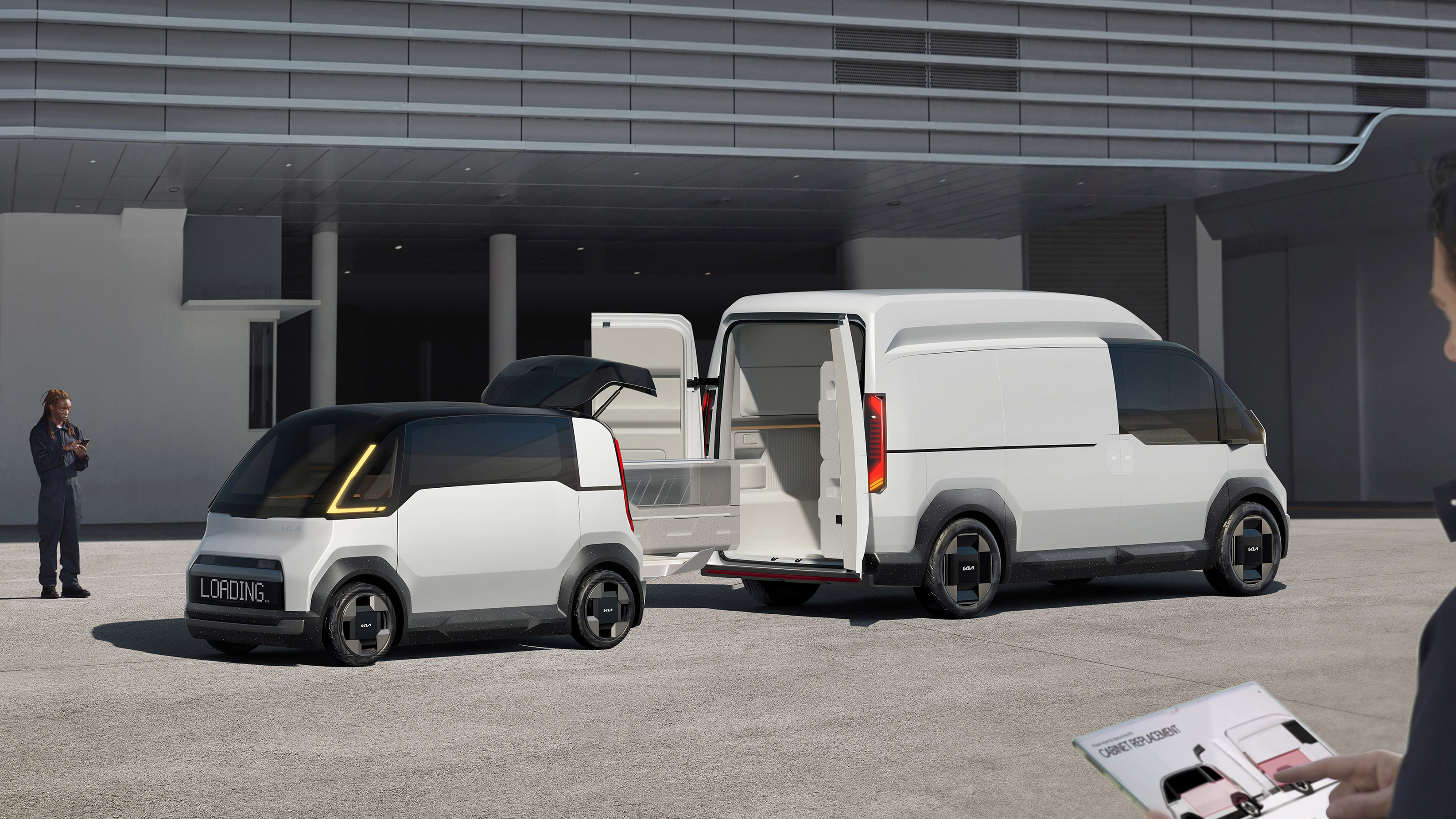 Kia PV1 and PV5