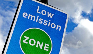 Low Emission Zone road sign