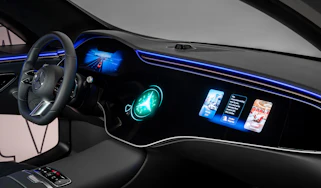 Mercedes MBUX and AI - interior
