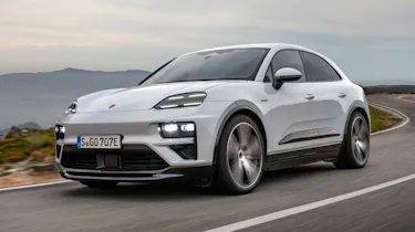 Porsche Macan EV - front action
