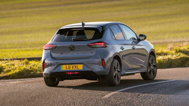 Vauxhall Corsa Electric facelift - rear cornering