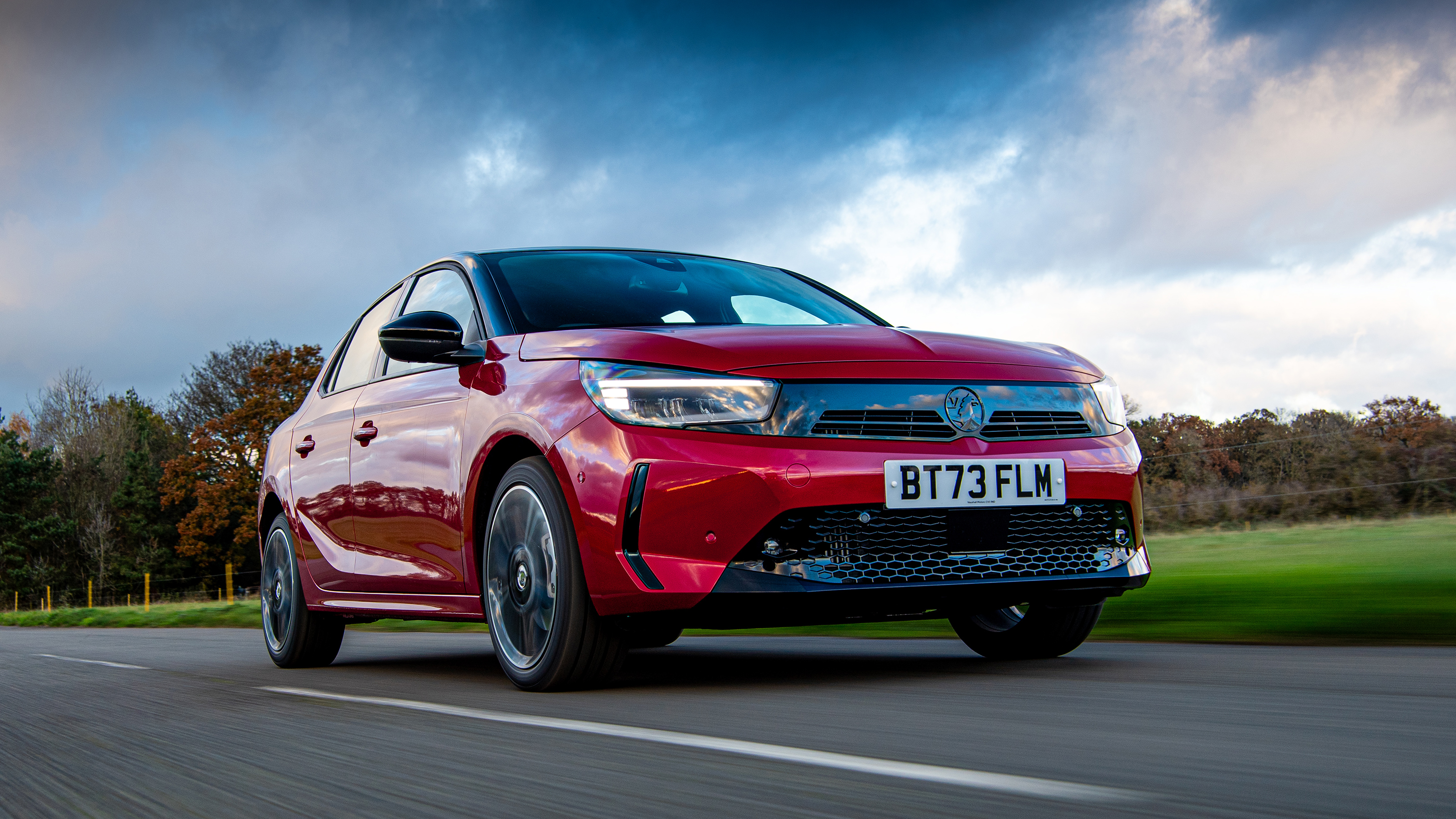 Vauxhall Corsa - front tracking 