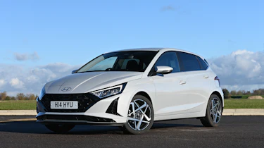 Vauxhall Corsa vs Hyundai i20 - Hyundai front static