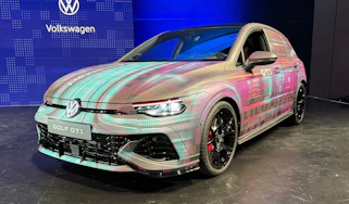 Volkswagen Golf facelift CES - front