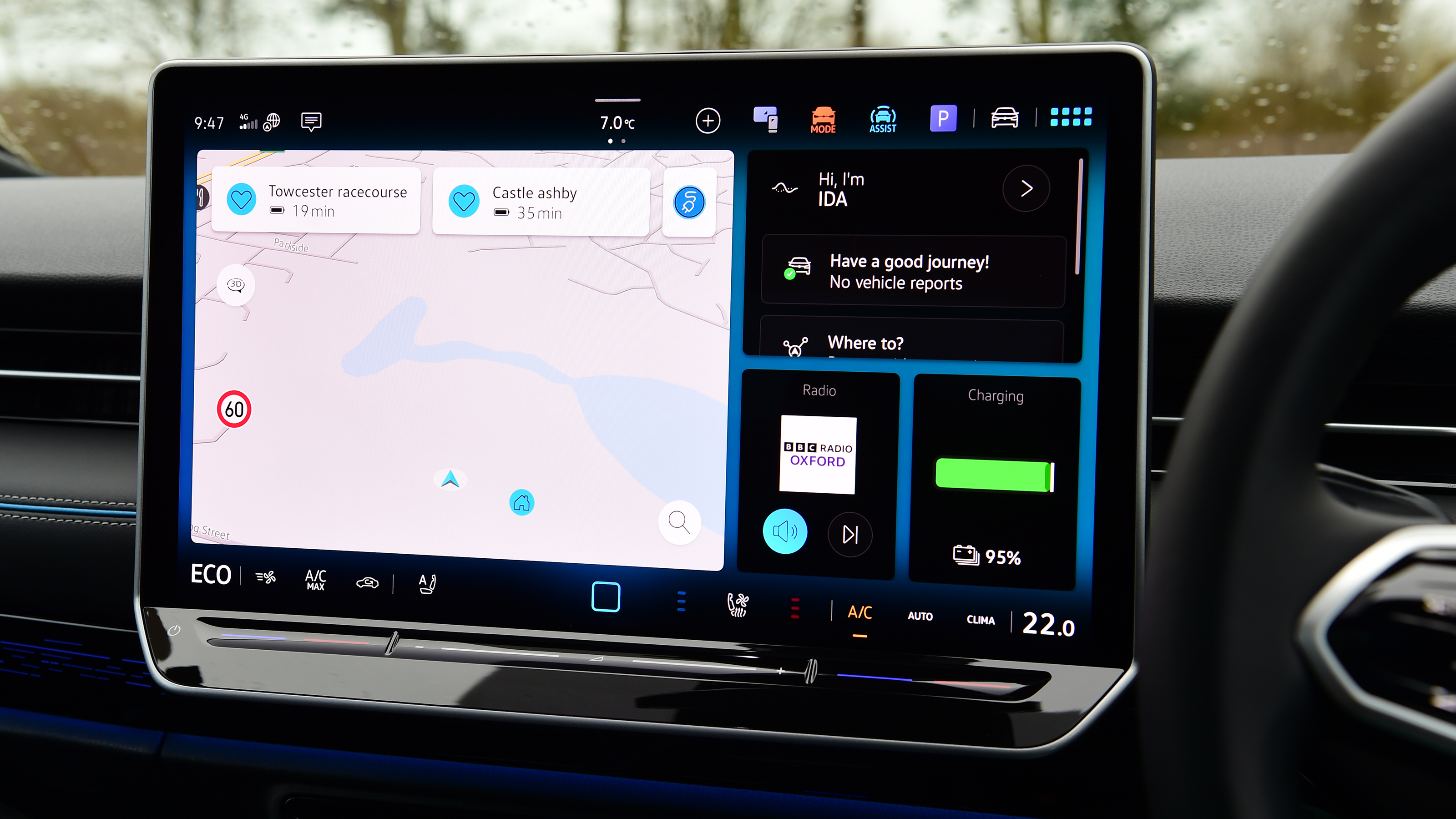 Volkswagen ID.7 - infotainment screen