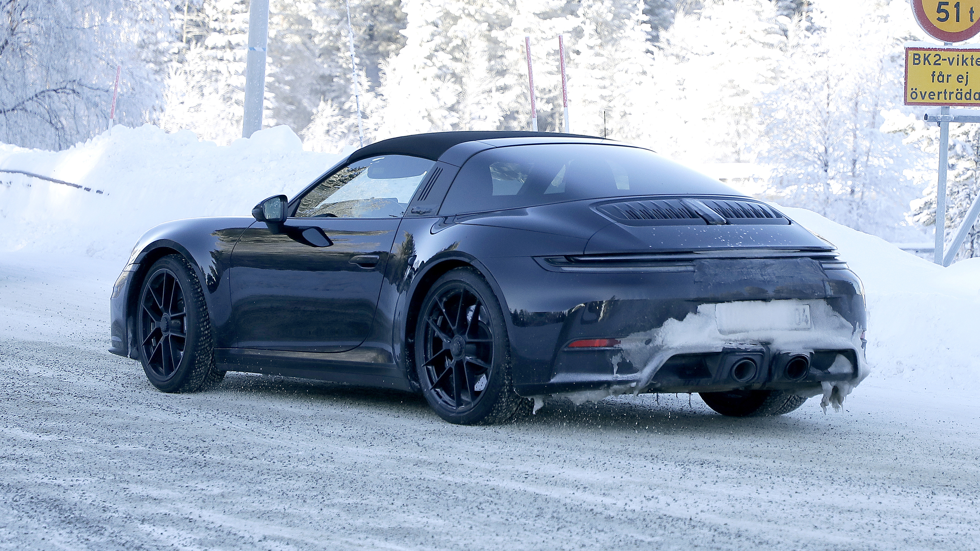2024 Porsche 911 Targa Facelift - rear