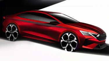 Skoda Octavia facelift sketch - Octavia vRS