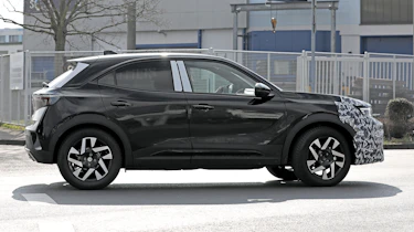 Facelifted Vauxhall Mokka - side