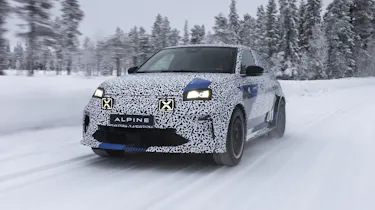 Alpine A290 testing - front