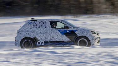 Alpine A290 testing - side