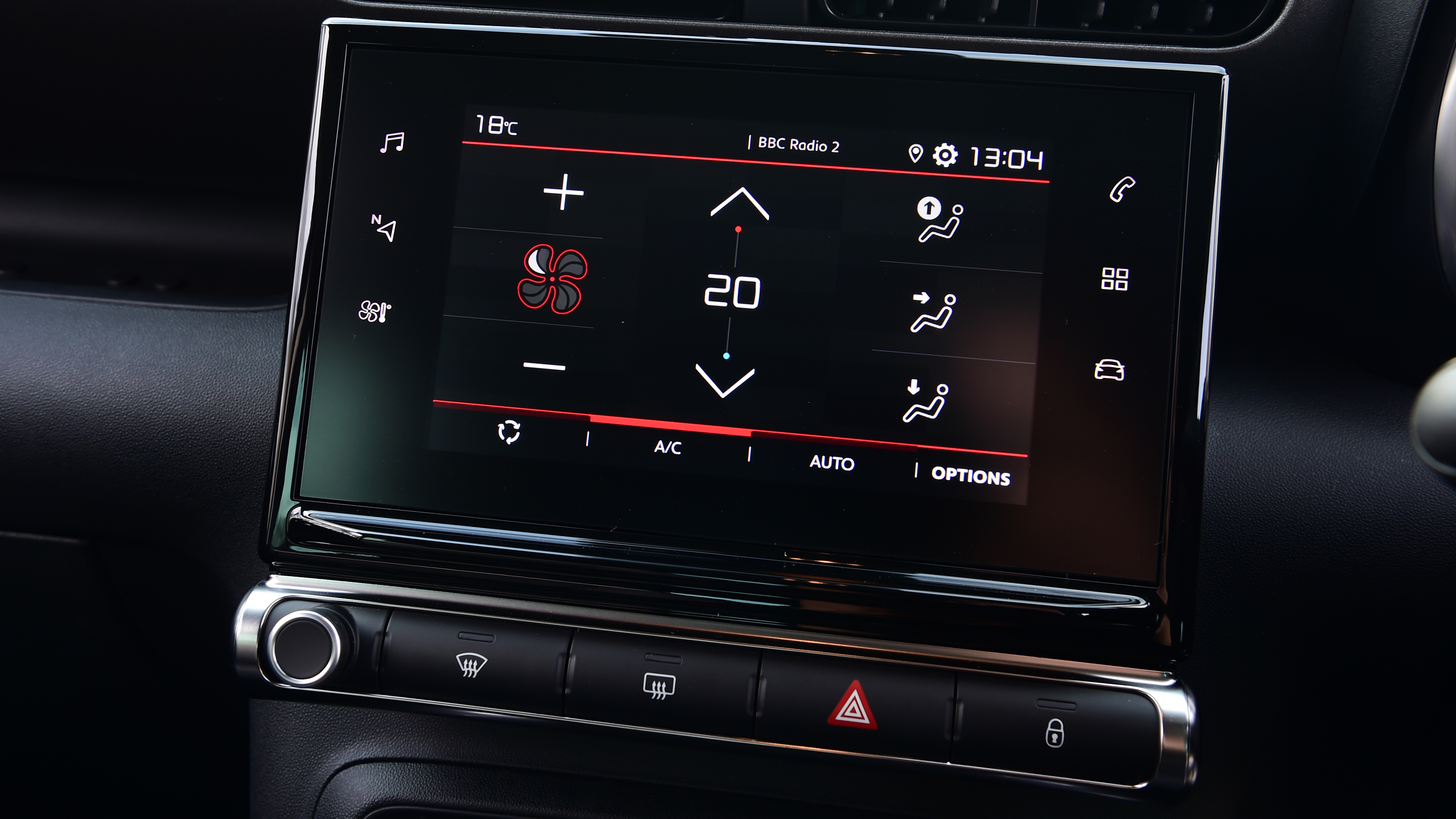Citroen C3 Aircross You! - infotainment screen