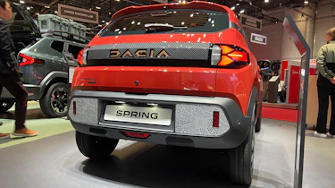 Dacia Spring on Geneva Motor Show stand - rear