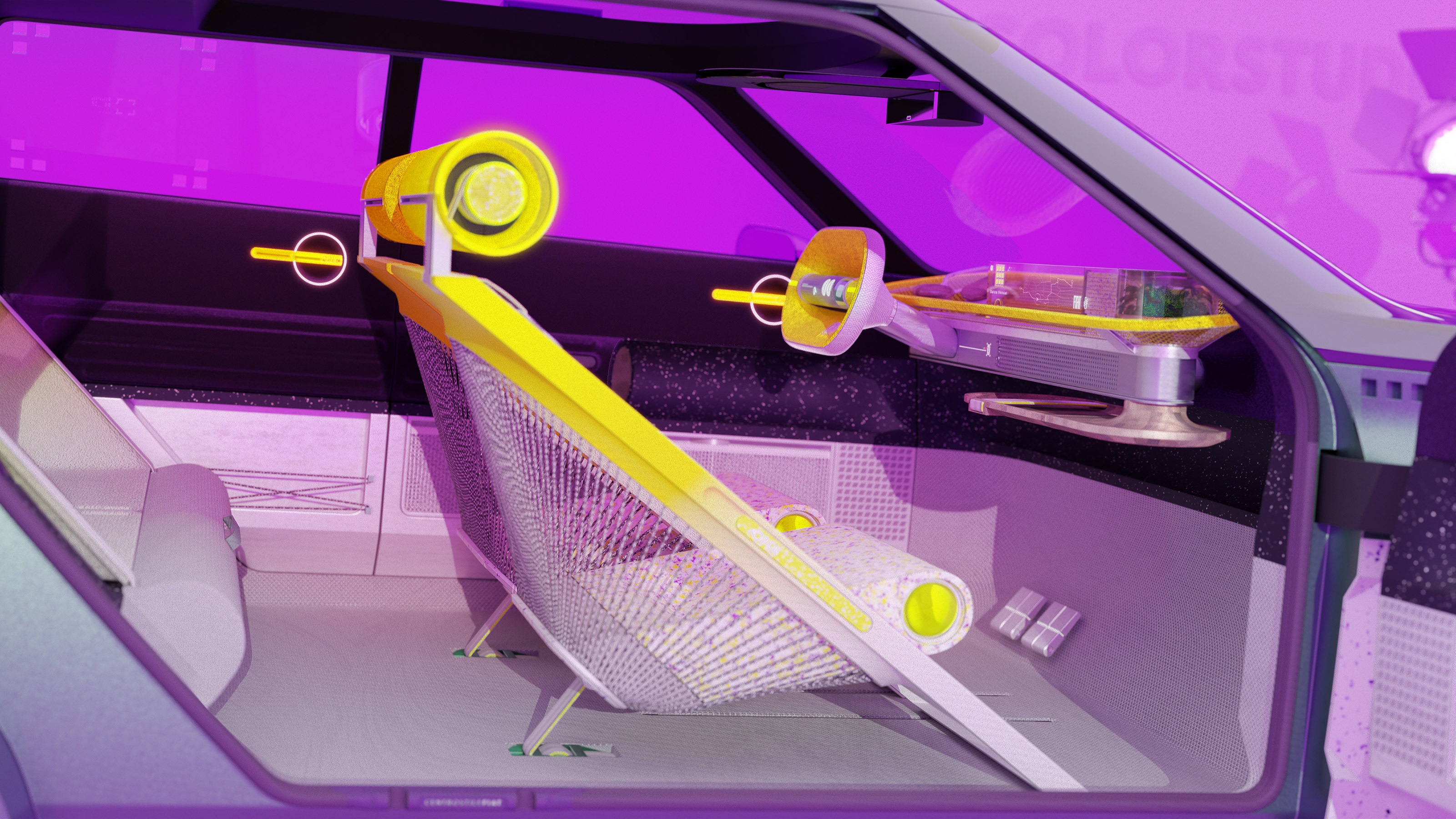 Fiat concept city car - interior