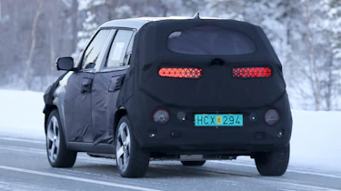Hyundai Casper (camouflaged) - rear