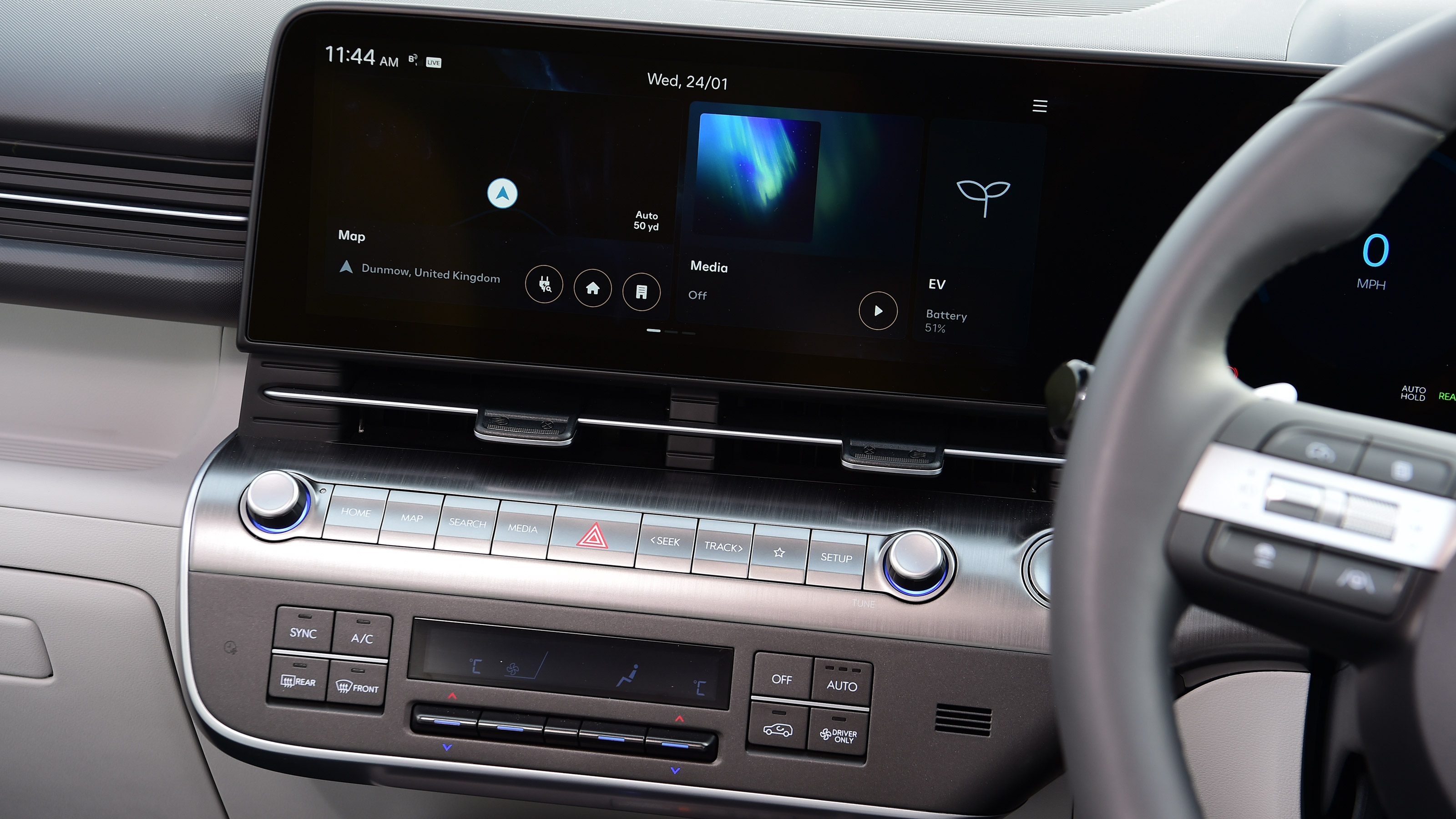 Hyundai Kona Electric long termer - screen