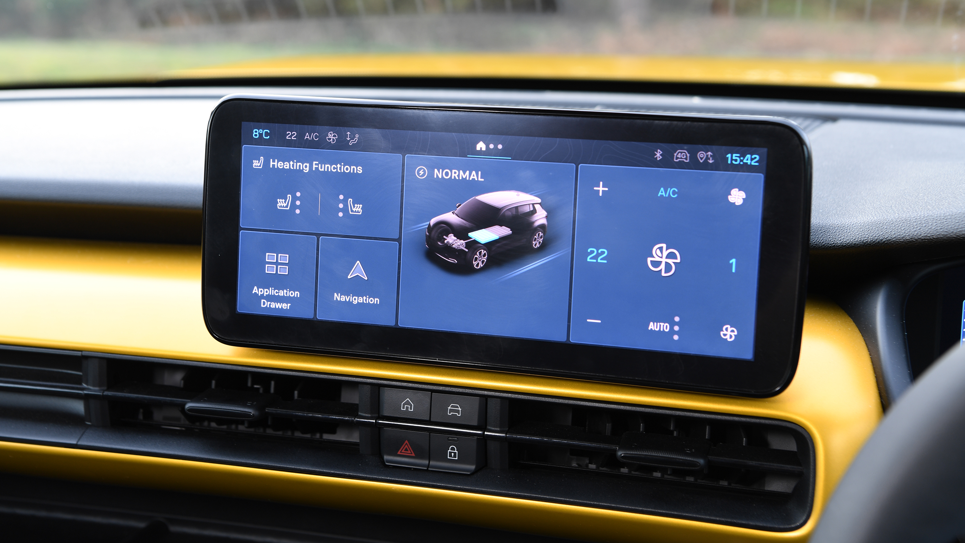 Jeep Avenger - infotainment screen