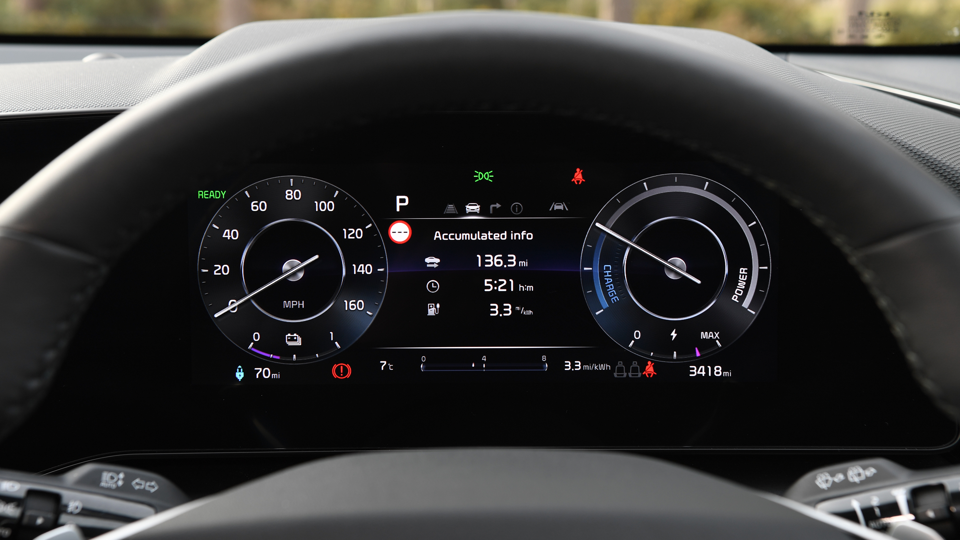 Kia Niro EV - dashboard screen