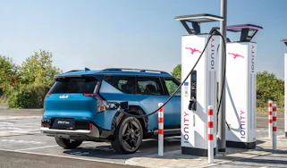 Kia EV9 charging