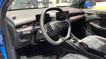 MG3 on Geneva Motor Show stand - dashboard