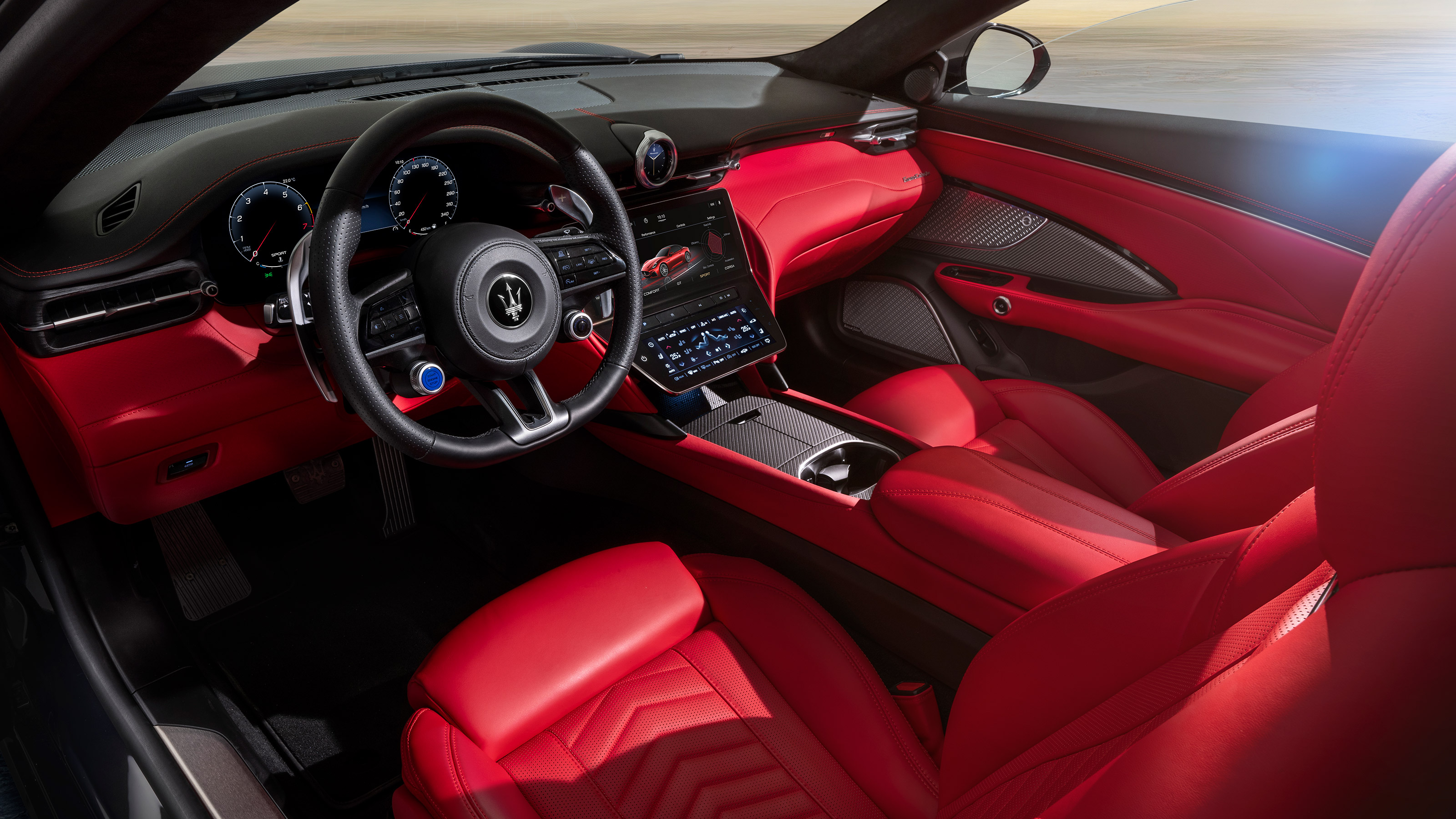 Maserati GranCabrio Trofeo - dash
