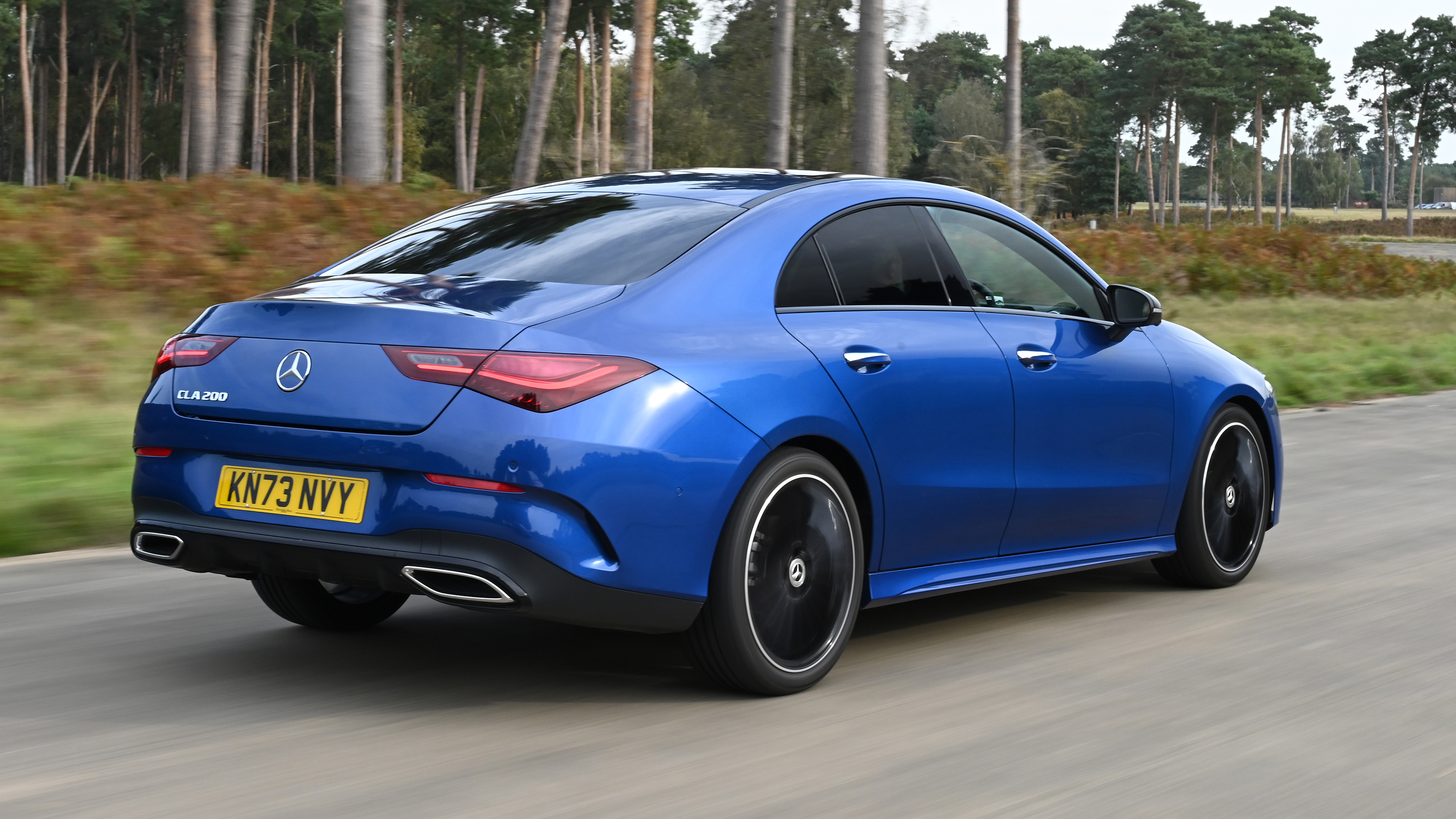 Mercedes CLA - rear tracking