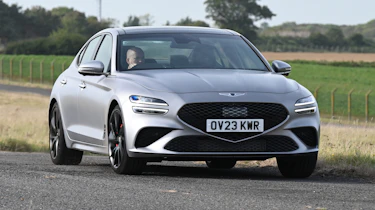 Genesis G70 - front cornering