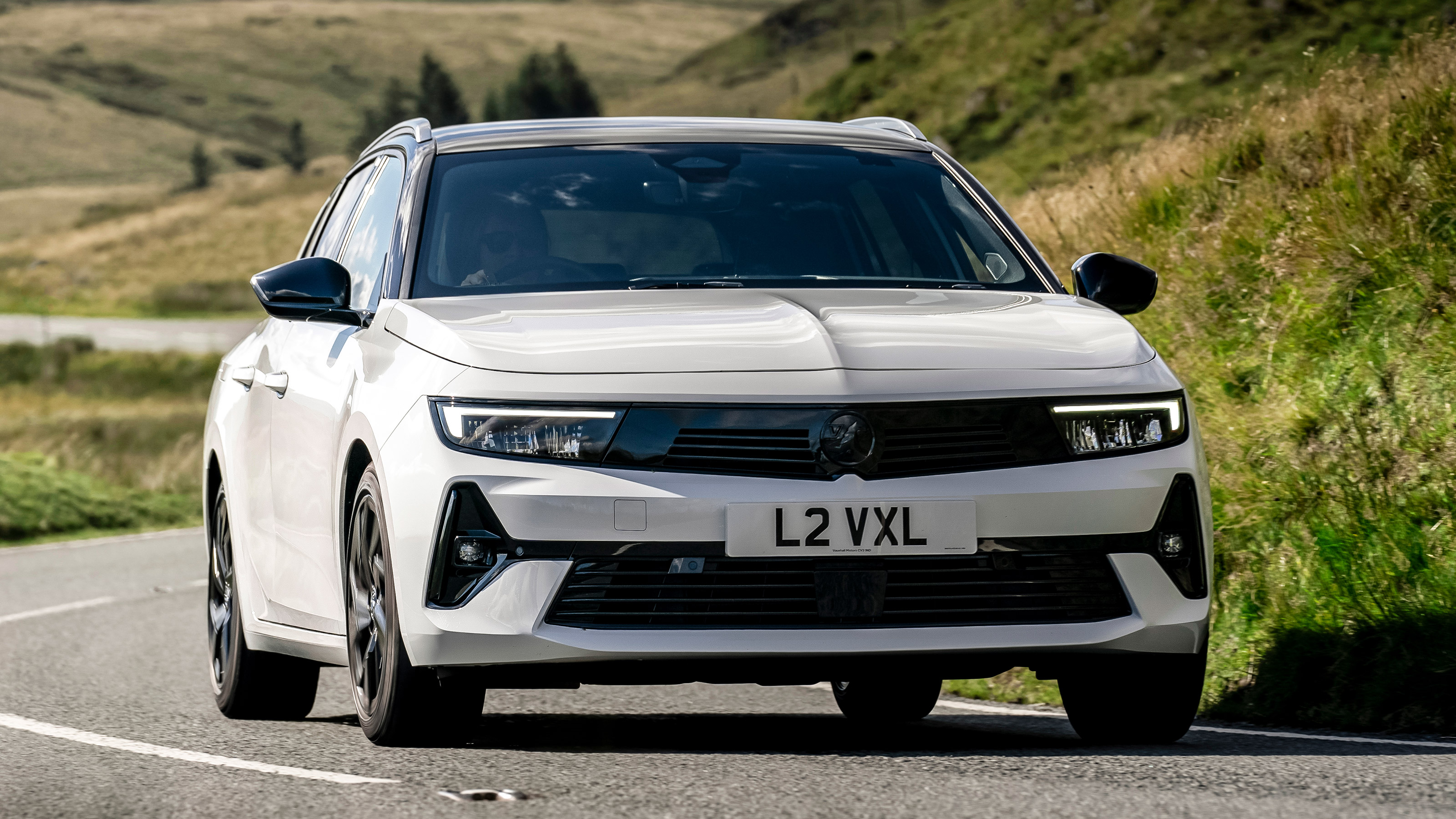 New Vauxhall Astra Sports Tourer Hybrid - full front