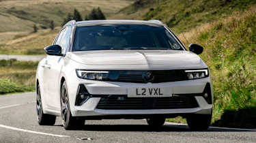 New Vauxhall Astra Sports Tourer Hybrid - full front