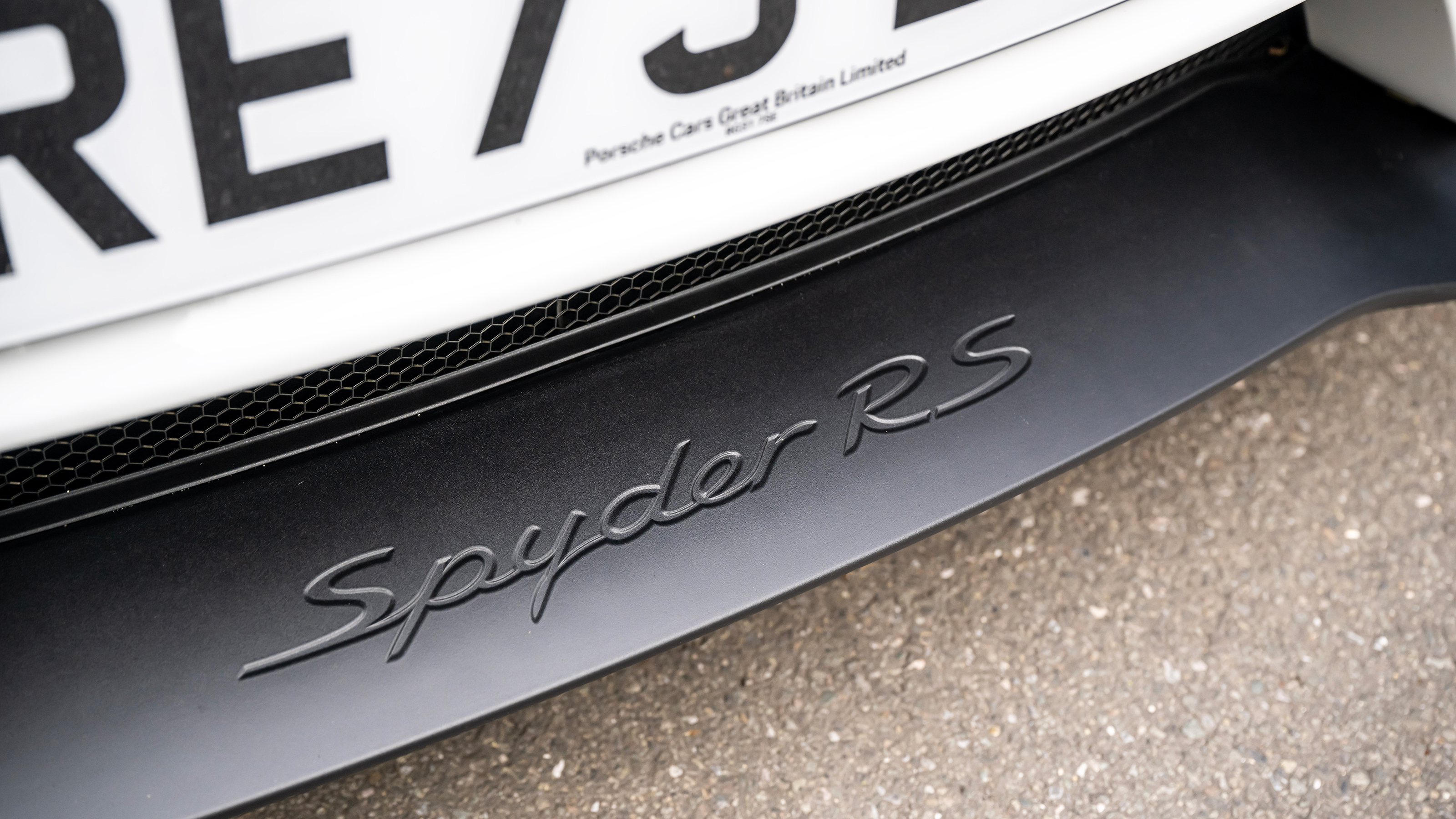 Porsche 718 Spyder RS - front splitter