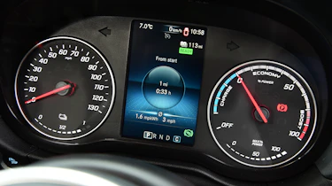Mercedes E-Citan - dashboard dials