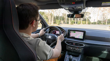 Tom Jervis driving the SEAT Ibiza Anniversary Edition