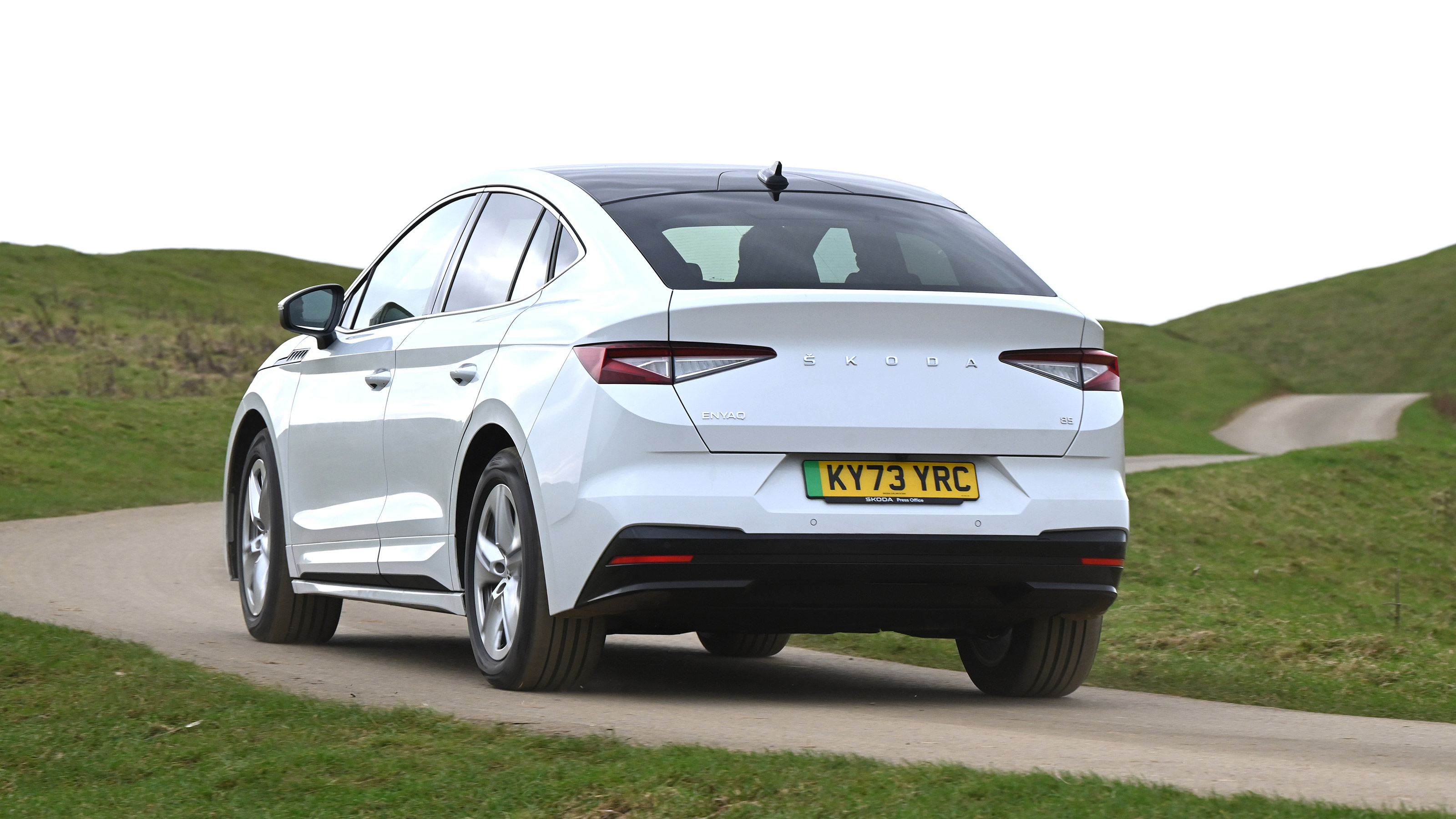 Skoda Enyaq Coupe 85 Edition Suite - rear cornering