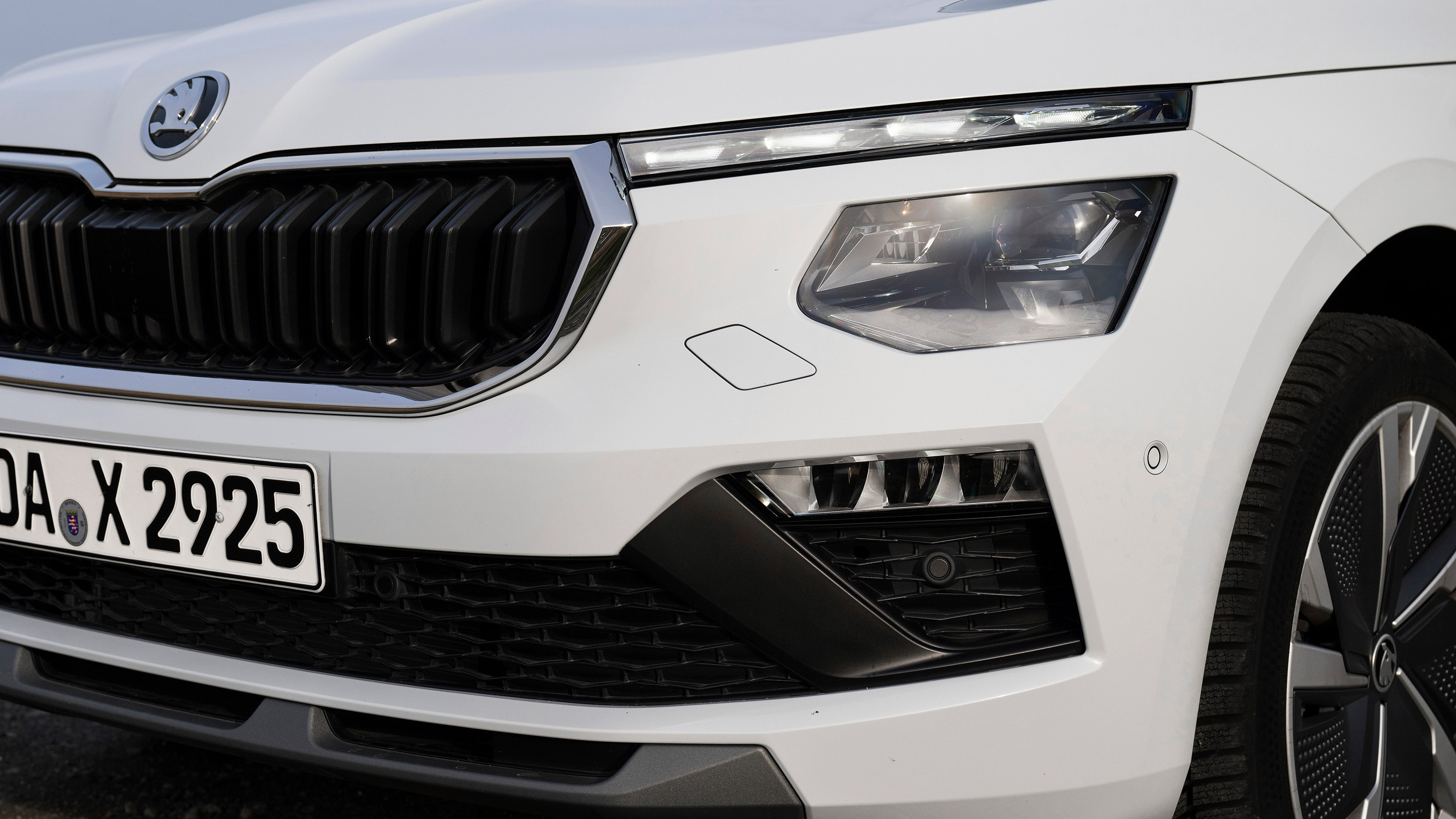Skoda Kamiq facelift - front detail