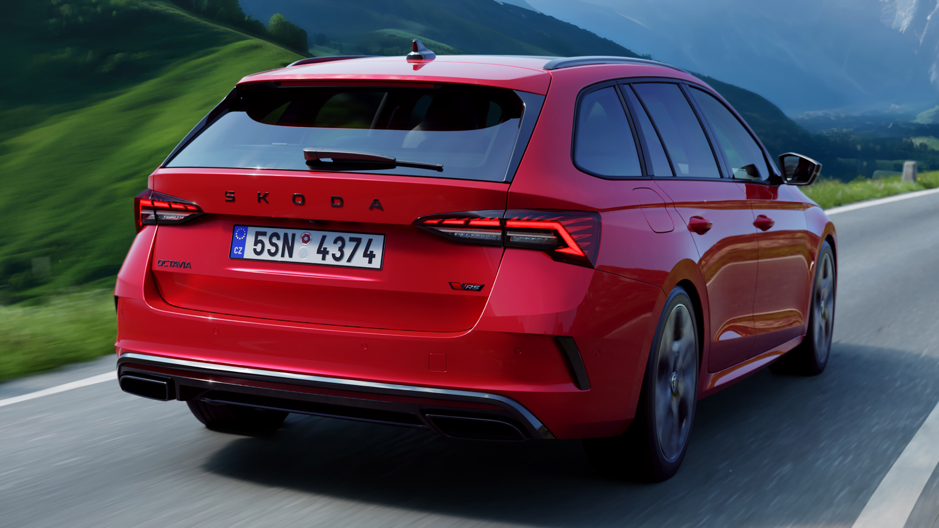 Skoda Octavia vRS facelift - rear