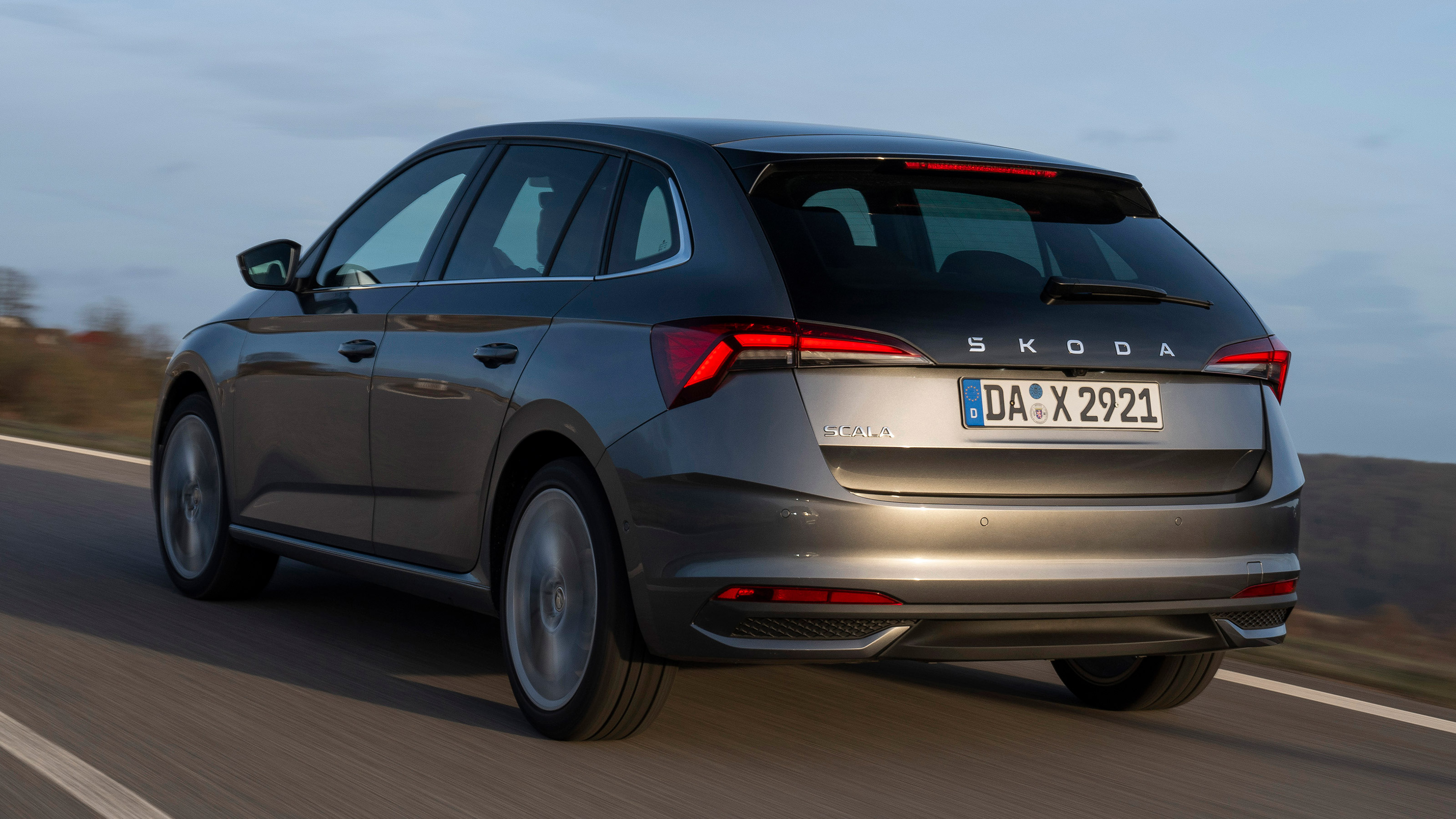 Skoda Scala facelift - rear action