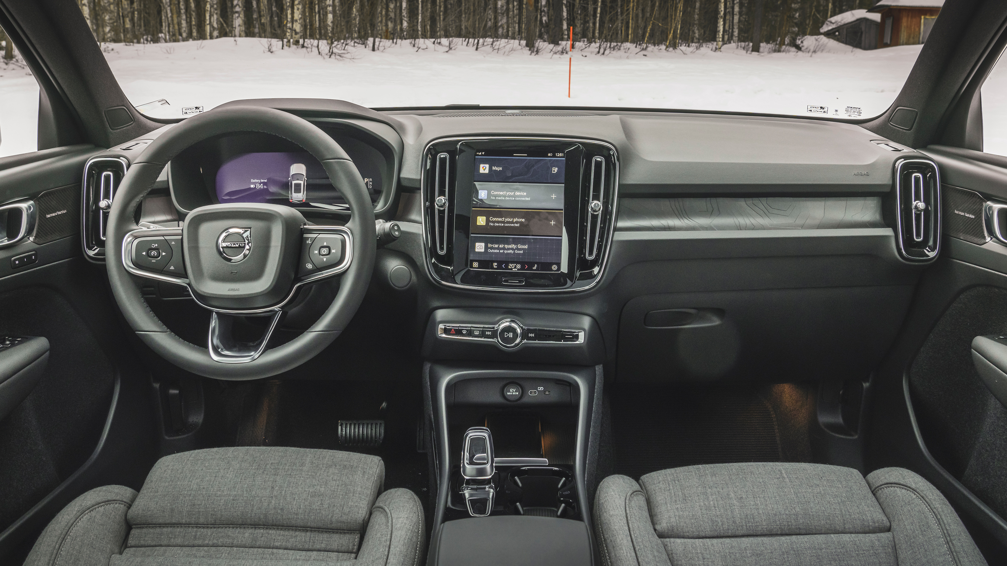 Volvo EX40 prototype - dashboard