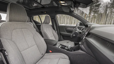Volvo EX40 prototype - front seats