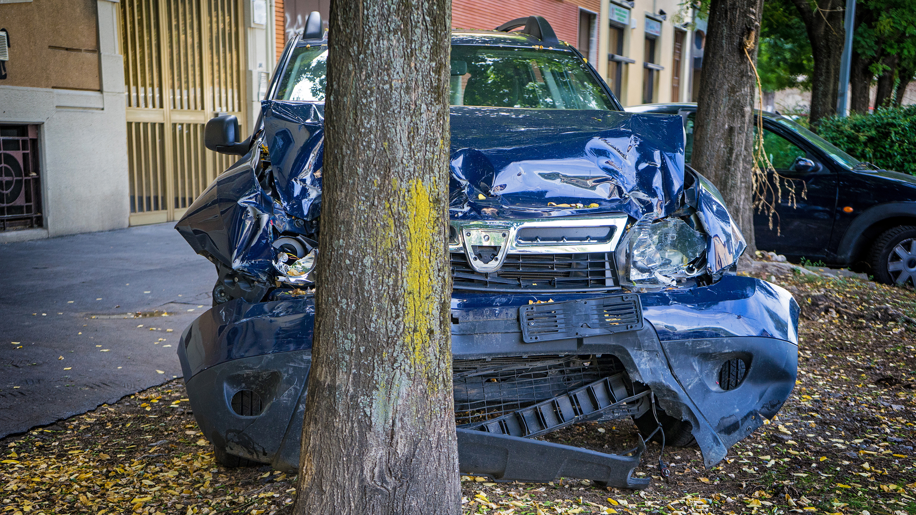 Written-off Dacia Duster