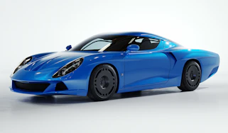 Zagato AGTZ Twin Tail (blue) - front 3/4 static