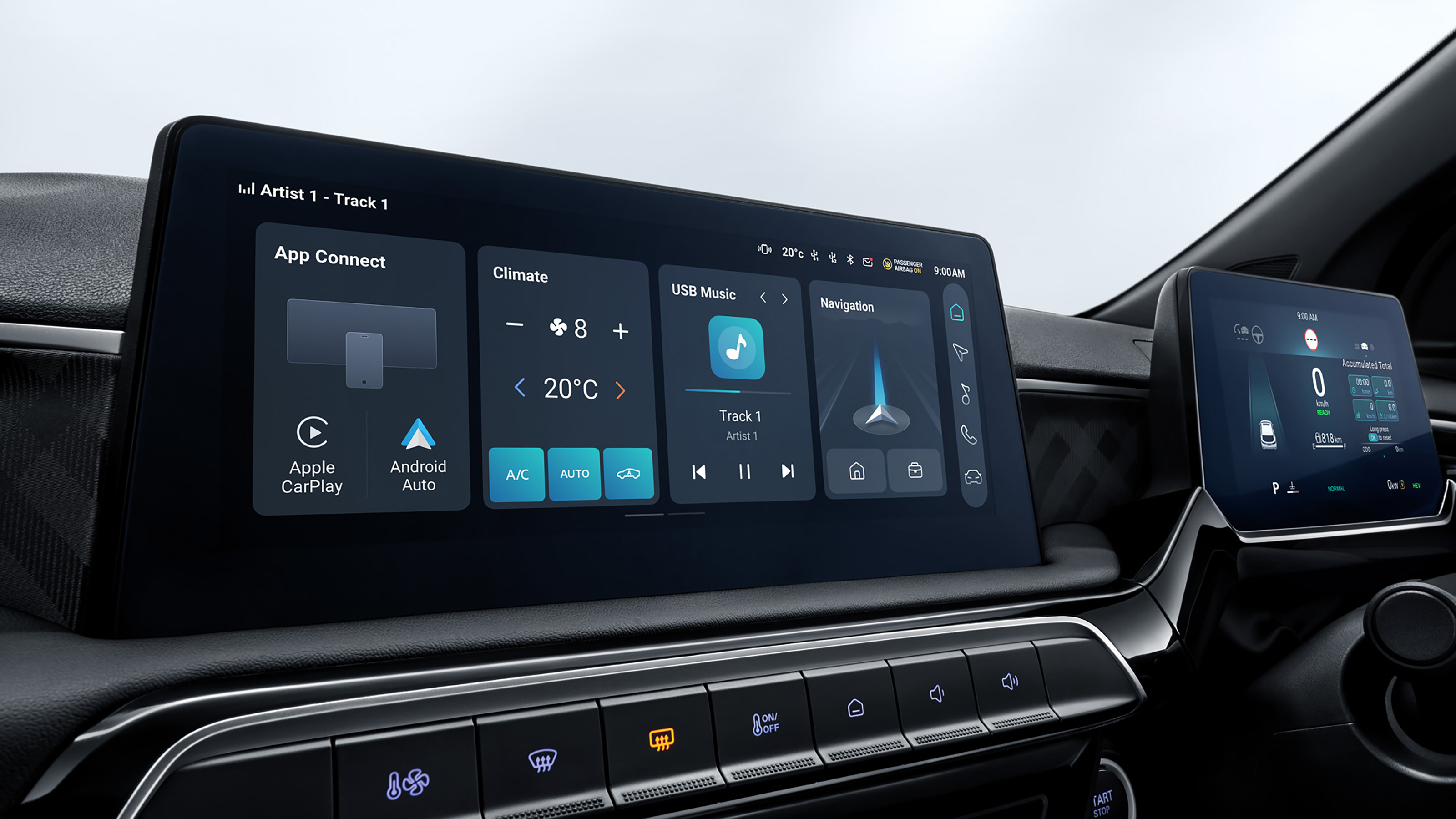MG3 Hybrid+ - infotainment screen
